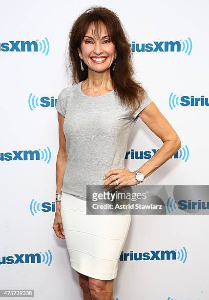 Actress Susan Lucci visits the SiriusXM Studios on June 3, 2015 in New York City.
