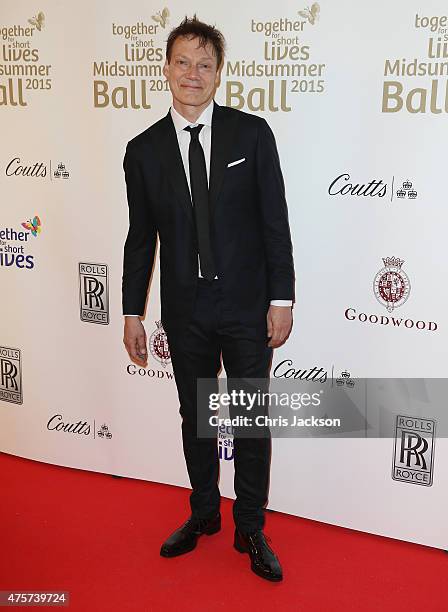 William Orbit arrives for the Together for Short Lives Midsummer Ball at Banqueting House on June 3, 2015 in London, England.