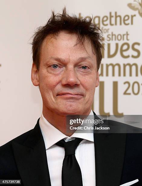 William Orbit arrives for the Together for Short Lives Midsummer Ball at Banqueting House on June 3, 2015 in London, England.