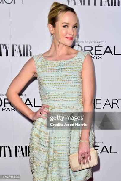 Kelley Jakle attends the Vanity Fair Campaign Hollywood Kick Off at Sadie Kitchen and Lounge on February 28, 2014 in Los Angeles, California.