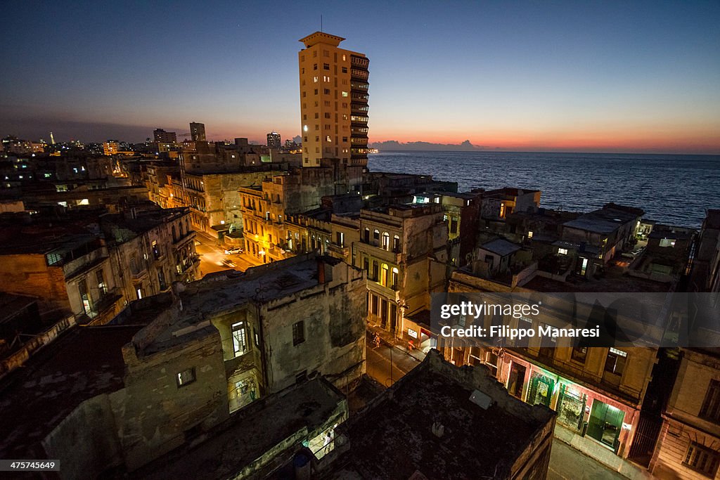 Sunset in Havana