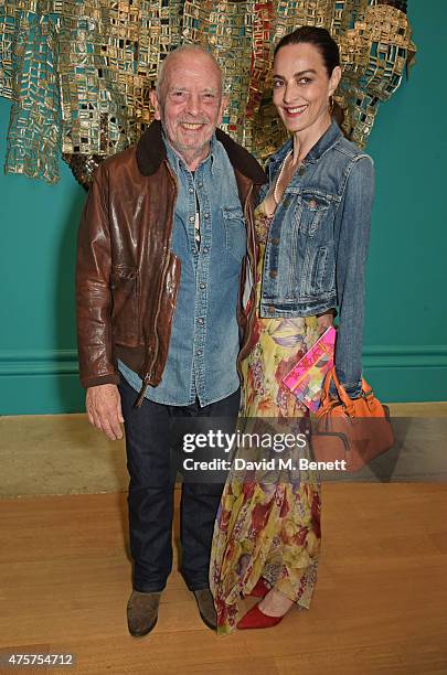 David Bailey and Catherine Bailey attend the Royal Academy of Arts Summer Exhibition preview party at the Royal Academy of Arts on June 3, 2015 in...