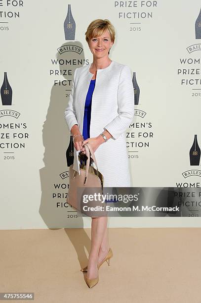 Presenter Julie Etchingham arrives to celebrate the 2015 Baileys Women's Prize for Fiction at London's Royal Festival Hall on Wednesday 3 June 2015...