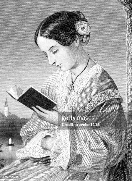 florence nightingale - founder of modern nursing - reformer stock illustrations