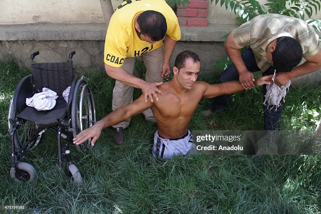 Mr. Afghanistan bodybuilding contest