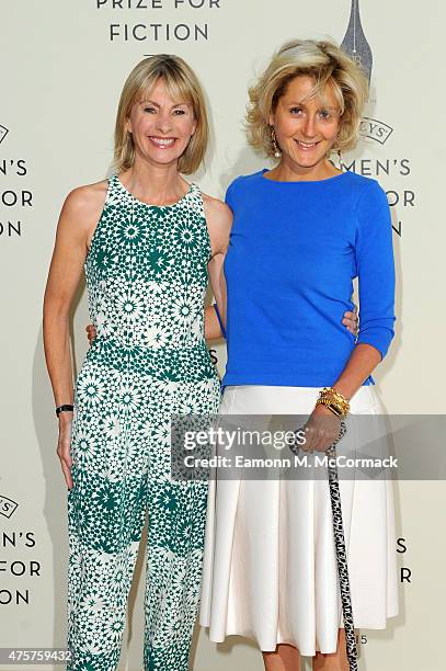 Kate Mosse and Martha Lane-Fox arrive to celebrate the 2015 Baileys Women's Prize for Fiction at London's Royal Festival Hall on Wednesday 3 June...