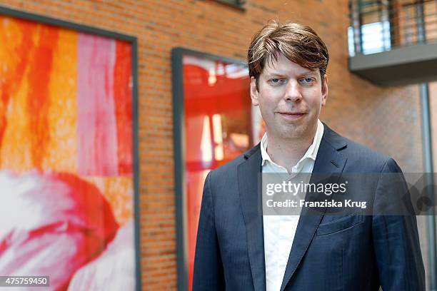 Lars Hinrichs attends the BurdaNews Night on June 03, 2015 in Hamburg, Germany.