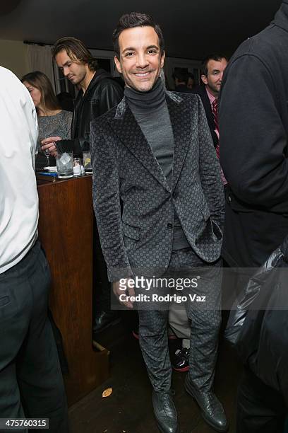 Stylist George Kotsiopoulos attends OHWOW: opening reception featuring works by Robert Mapplethorpe at Chateau Marmont on February 28, 2014 in Los...