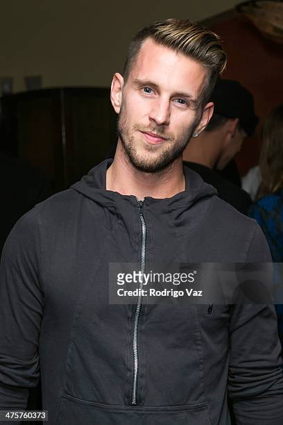 Actor and singer Mike Munich attends OHWOW: opening reception featuring works by Robert Mapplethorpe at Chateau Marmont on February 28, 2014 in Los...
