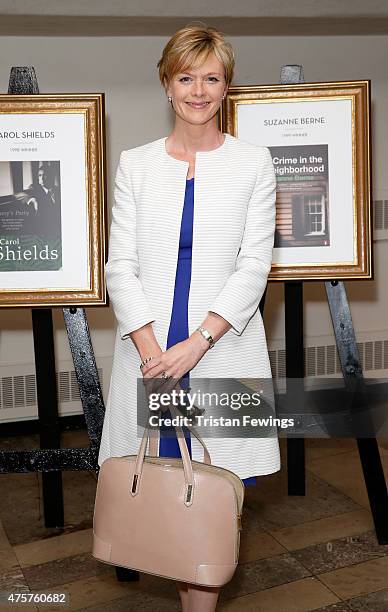 Presenter Julie Etchingham arrives to celebrate the 2015 Baileys Women's Prize for Fiction at London's Royal Festival Hall on Wednesday 3 June 2015...