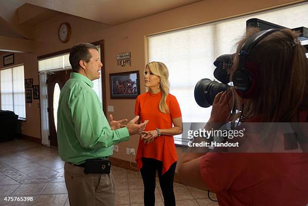 In this handout image provided by FOX News Channel, Jim Bob Duggar, of the TLC show "19 Kids and Counting", speaks with FOX News Channels Megyn...
