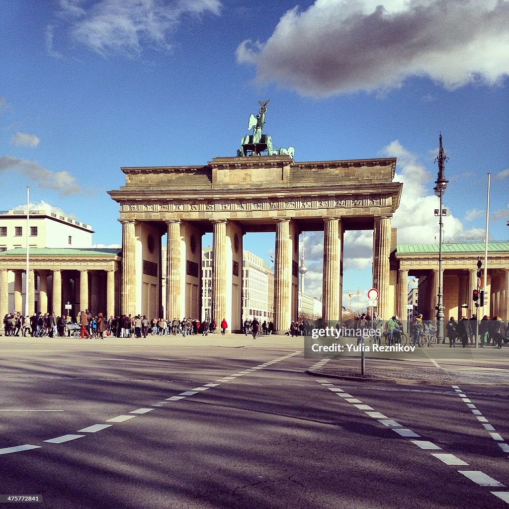 View of Brandenburg Gate (Brandenburger tor)Berlin
