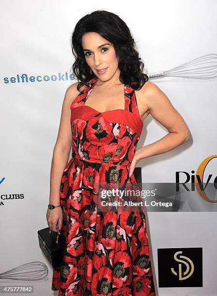 Actress Christina DeRosa arrives for the Viva Glam Issue Launch Party Hosted by cover girl Leah Remini held at Riviera 31 on June 2, 2015 in Beverly...