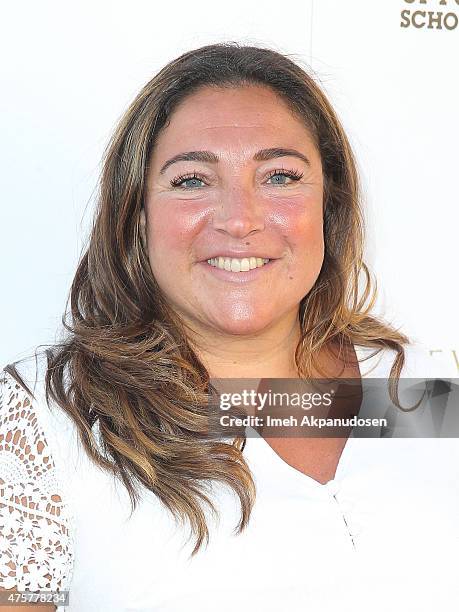 Television personality Jo Frost attends the British Consul General hosted Theirworld collaboration with Astley Clarke summer reception at The British...