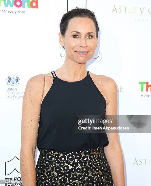 Actress Minnie Driver attends the British Consul General hosted Theirworld collaboration with Astley Clarke summer reception at The British Residence...