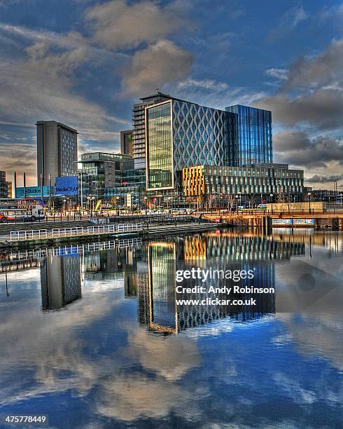 salford quays - salford stock pictures, royalty-free photos & images