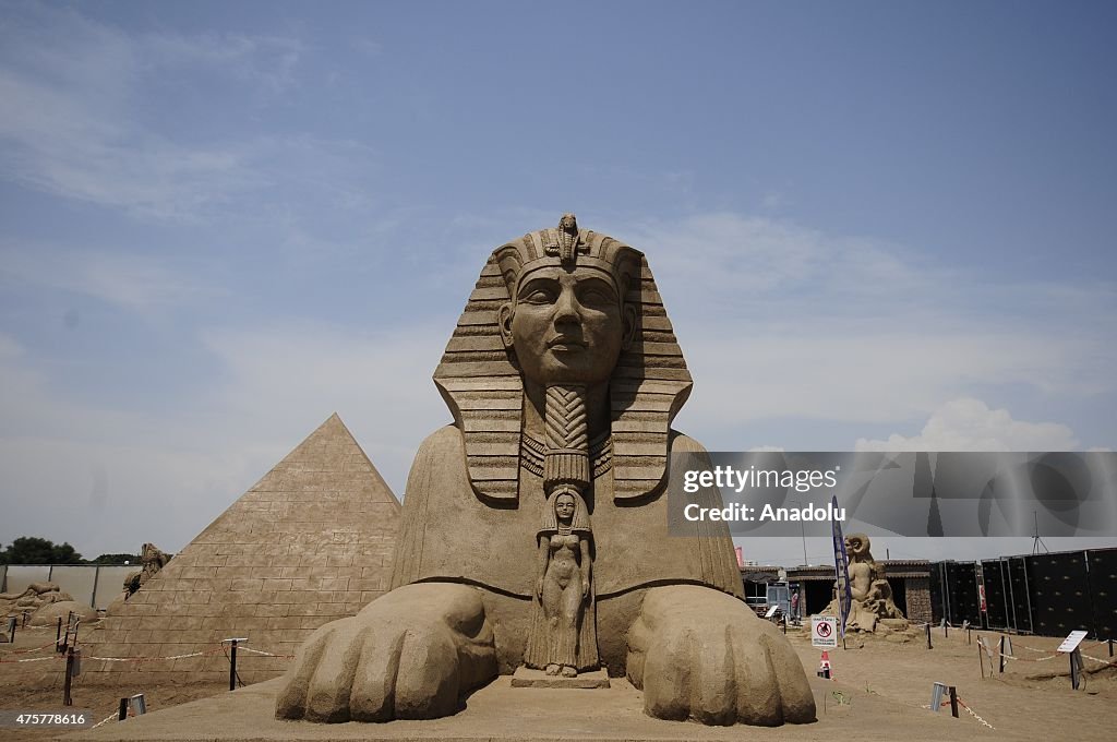 International Antalya Sand Sculpture Festival in Turkey