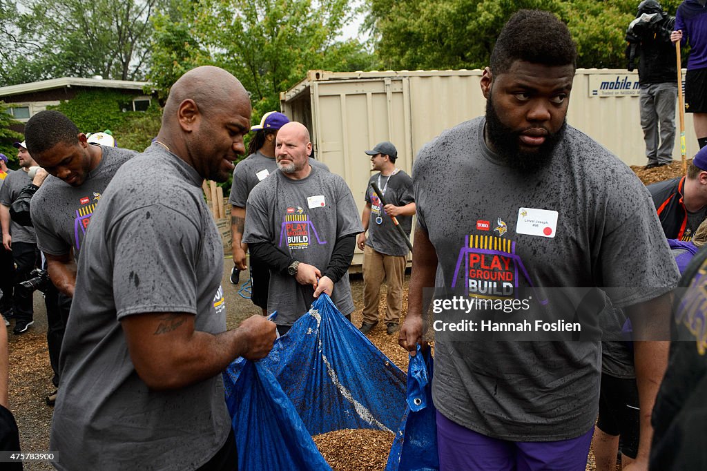 10th Annual Minnesota Vikings Playground Build