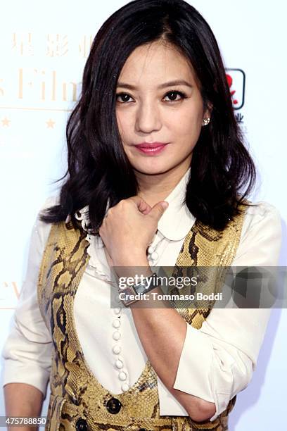 Actress Zhao Wei is honored with hand/footprint ceremony during the 88th Birthday Commemoration Of TCL Chinese Theatre IMAX at the TCL Chinese...