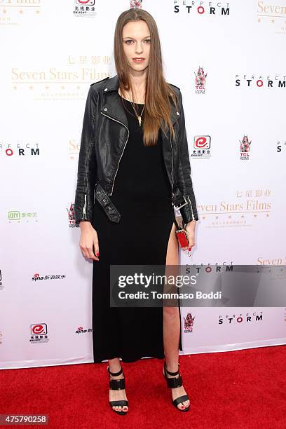 Actress/Model Malgosia Baclawska attends the TCL Chinese Theatre IMAX hand/footprint ceremony honoring Justin Lin, Zhao Wei, Huang Xiaoming during...