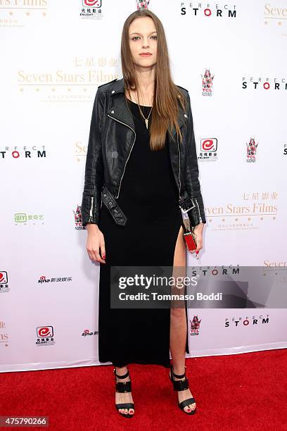 Actress/Model Malgosia Baclawska attends the TCL Chinese Theatre IMAX hand/footprint ceremony honoring Justin Lin, Zhao Wei, Huang Xiaoming during...