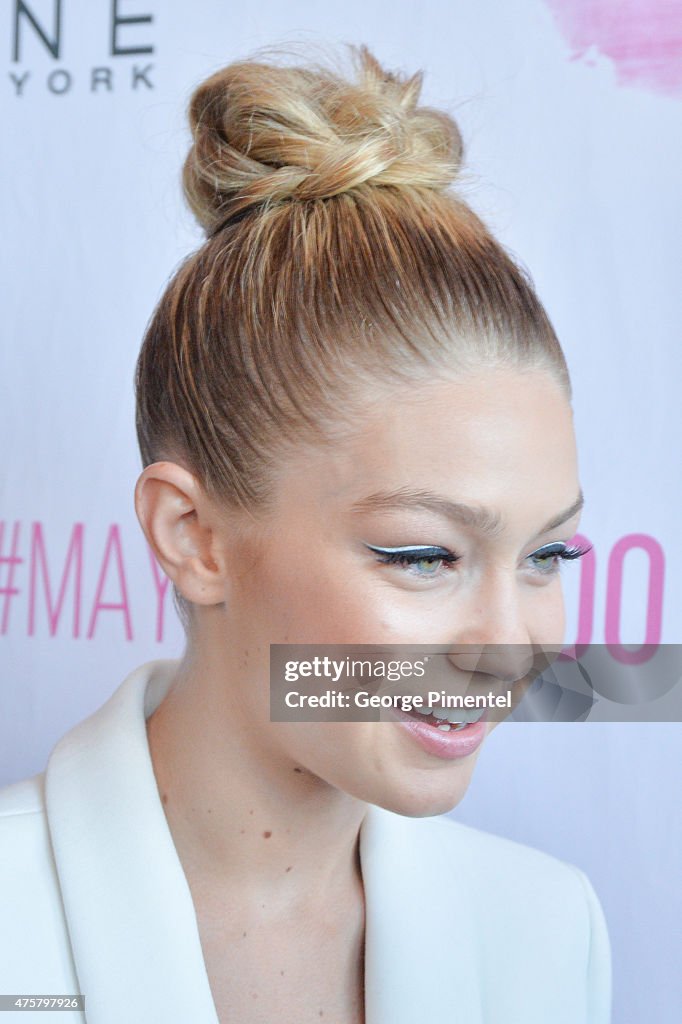 Maybelline New York 100th Anniversary Party With Spokesmodel Gigi Hadid In Toronto