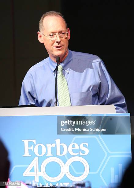 Paul Farmer, M.D. Ph.D. Speaks at the Forbes' 2015 Philanthropy Summit Awards Dinner on June 3, 2015 in New York City.