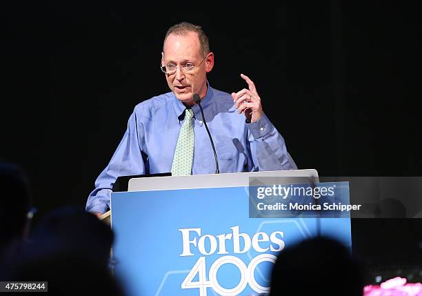 Paul Farmer, M.D. Ph.D. Speaks at the Forbes' 2015 Philanthropy Summit Awards Dinner on June 3, 2015 in New York City.