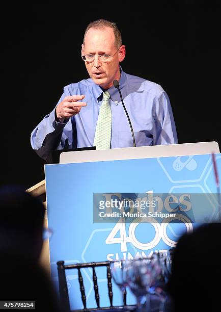 Paul Farmer, M.D. Ph.D. Speaks at the Forbes' 2015 Philanthropy Summit Awards Dinner on June 3, 2015 in New York City.