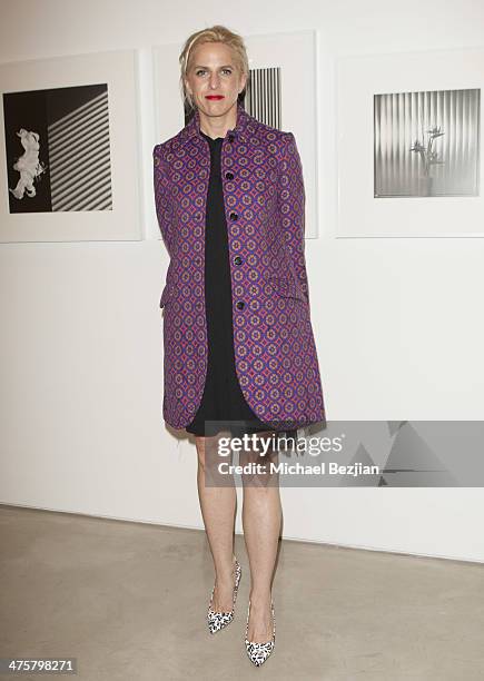 Karen Mulligan attends Opening Reception For Robert Mapplethorpe at OHWOW Gallery on February 28, 2014 in Los Angeles, California.