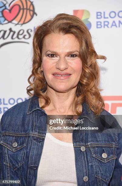 Actress Sandra Bernhard attends the Up2Us Sports celebration of 5 Years of change through sports on June 3, 2015 at the IAC Building in New York City.