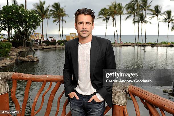 Actor Colin Farrell attends the Taste of Summer Opening Night Party during the 2015 Maui Film Festival at Grand Wailea on June 3, 2015 in Wailea,...