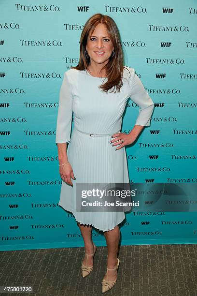 President, Woman In Film Cathy Schulman attends Tiffany & Co. And Women In Film Celebrate Sue Kroll on June 3, 2015 in Beverly Hills, California.