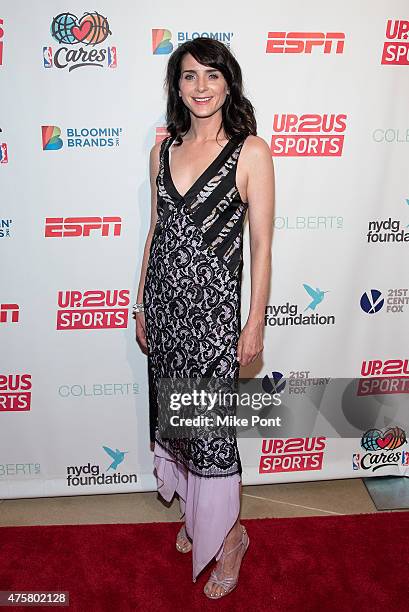 Actress Michele Hicks attends the Up2Us Sports Gala at IAC Building on June 3, 2015 in New York City.