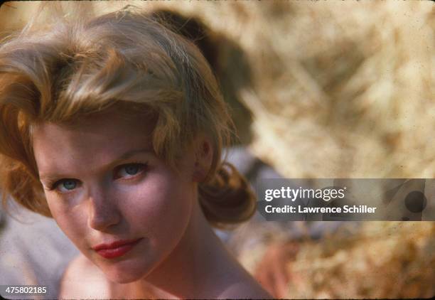 American actress Lee Remick on the set of the film 'Days of Wine and Roses' , San Francisco, California, 1961.