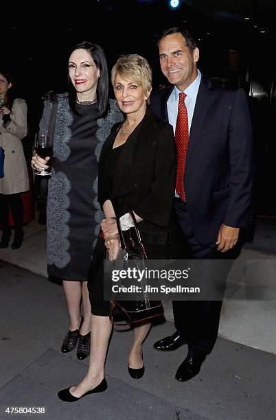 Actors Jill Kargman, Joanna Cassidy and Andy Buckley attend the Bravo Presents a special screening of "Odd Mom Out" after party at Casa Lever on June...