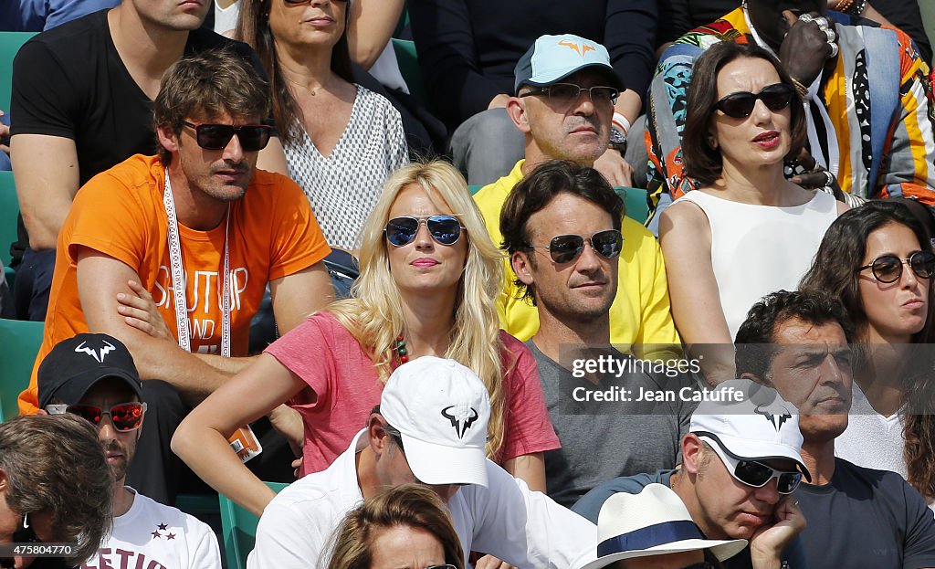 Celebrities at French Open 2015 - Day Eleven