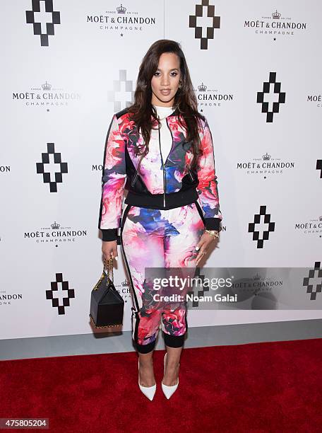 Actress Dascha Polanco attends the Moet Nectar Imperial Rose x Marcelo Burlon Launch Event at Cipriani Downtown on June 3, 2015 in New York City.