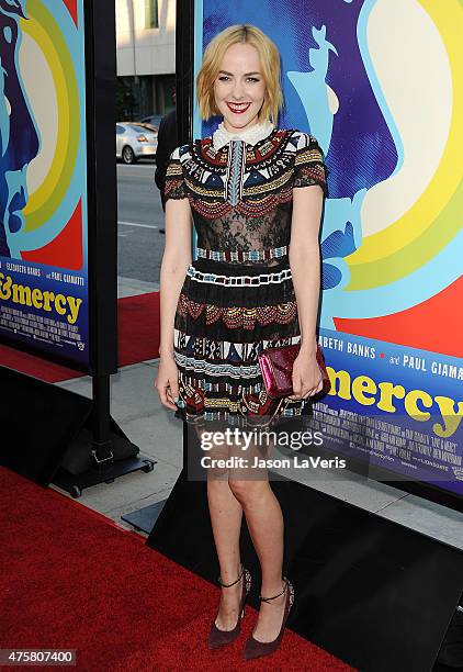 Actress Jena Malone attends the premiere of "Love & Mercy" at Samuel Goldwyn Theater on June 2, 2015 in Beverly Hills, California.