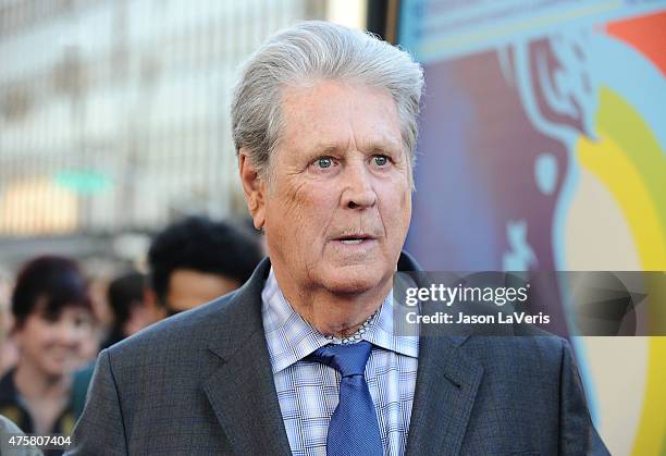 Musician Brian Wilson attends the premiere of "Love & Mercy" at Samuel Goldwyn Theater on June 2, 2015 in Beverly Hills, California.