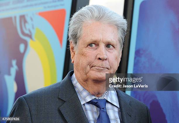 Musician Brian Wilson attends the premiere of "Love & Mercy" at Samuel Goldwyn Theater on June 2, 2015 in Beverly Hills, California.