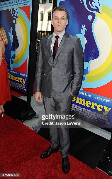 Actor Jake Abel attends the premiere of "Love & Mercy" at Samuel Goldwyn Theater on June 2, 2015 in Beverly Hills, California.