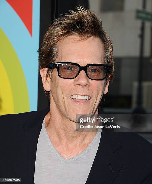 Actor Kevin Bacon attends the premiere of "Love & Mercy" at Samuel Goldwyn Theater on June 2, 2015 in Beverly Hills, California.