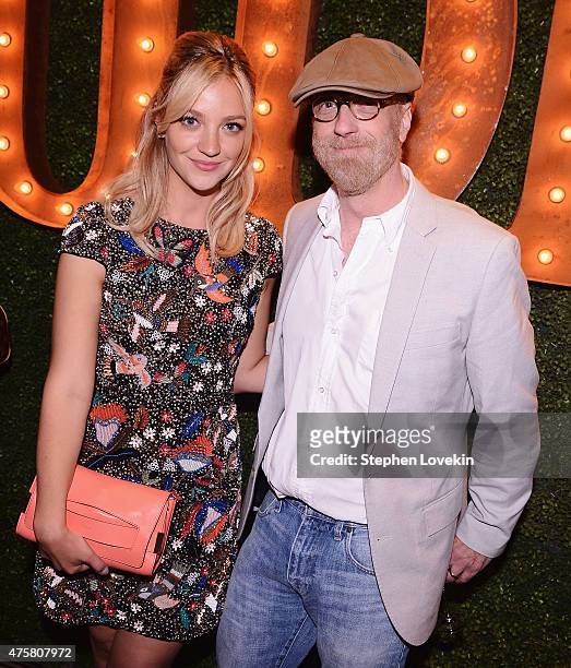Abby Elliott and Chris Elliott attend the after party for Bravo's screening of "Odd Mom Out" at Casa Lever on June 3, 2015 in New York City.