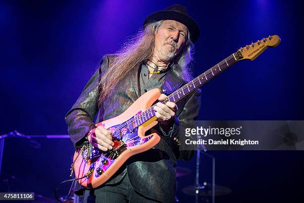 Musician Pat Simmons of The Doobie Brothers performs on stage at Humphrey's Concerts By The Bay on June 3, 2015 in San Diego, California.