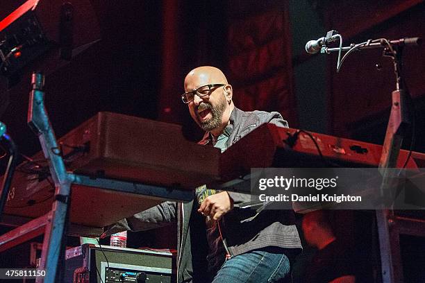 Keyboardist Guy Allison of The Doobie Brothers performs on stage at Humphrey's Concerts By The Bay on June 3, 2015 in San Diego, California.