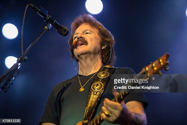 Musician Tom Johnston of The Doobie Brothers performs on stage at Humphrey's Concerts By The Bay on June 3, 2015 in San Diego, California.