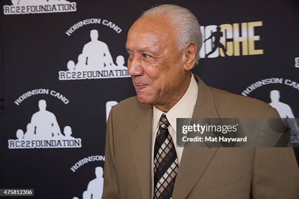 Hall Of Fame Coach Lenny Wilkens attends the Canoche Benefit for the RC22 Foundation hosted by Robinson Cano at the Paramount Theatre on June 3, 2015...