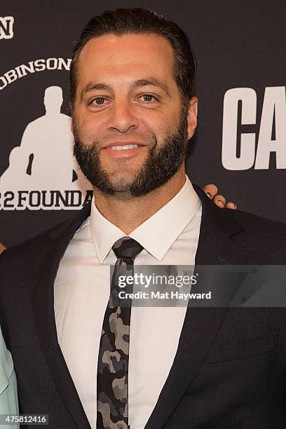 Major League Baseball playerJoe Beimel of the Seattle Mariners attends the Canoche Benefit for the RC22 Foundation hosted by Robinson Cano at the...
