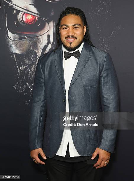 Ma'a Nonu attends the Australia Screening of 'Terminator Genisys' at the Event Cinemas on June 4, 2015 in Sydney, Australia.